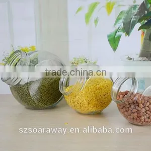 Cheap Price Sauce Seasoning Bottle of Storage Tank Bottle Glass Jar and Joyful Small Jam Jar Sugar Pot thumbnail-4