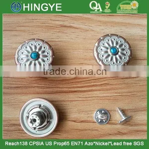 Rhinestone Jeans Tack Button For Jeans and Jackets -- J1533 thumbnail-1