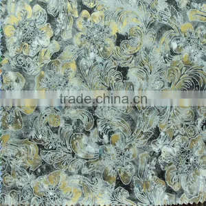 2016 Hot Sell Multi-color Spraying Printing Pattern pu Artificial Leather Fabrics 100% Visco Faux Leather for Bags Garment thumbnail-2