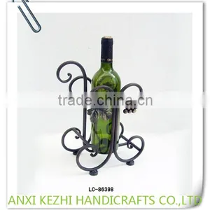 LC-86398 Unique Decorative Single Bottle Shape Wine Holder Wine Rack thumbnail-1