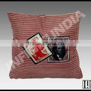 VINTAGE PLAIN CUSHION, PATCHWORK CUSHION thumbnail-1
