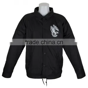 Pile Lined Coaches Jackets, Fleece Lined Coaches Jackets, Thrasher Coach Jackets thumbnail-2