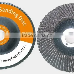 R.j No.A01-02A 4" 4.5" 5" 6" 7" Deburring Removing Rust Trimming of Weld Joints Aluminium Oxide Abrasive Fibreglass FLAP DISC thumbnail-5