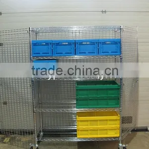 Factory Direct Sales Chrome/Stainless Steel Security Cage/Wire Shelving Cage thumbnail-1