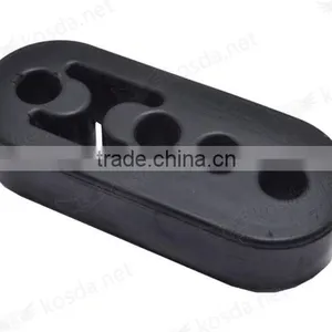 Exhaust Rubber Hanger Bracket Bushing Support Universal 4 Hole Exhaust Rubber Mount Mounting Hanger thumbnail-2