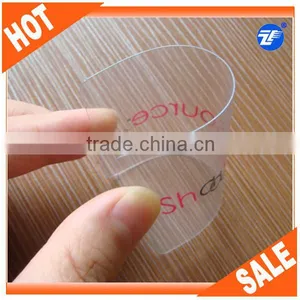 High Quality CR80 CMYK Printing Pvc Transparent Business Card thumbnail-1
