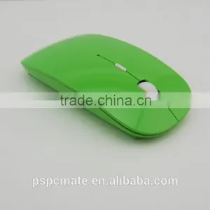 Wireless 2.4G USB Receiver Super Slim Adjustable DIP Rechargeable Wireless Mouse With Black Gift Box thumbnail-4