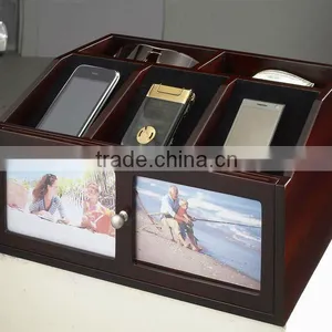 Wooden Mobile Phone Charging Station thumbnail-1