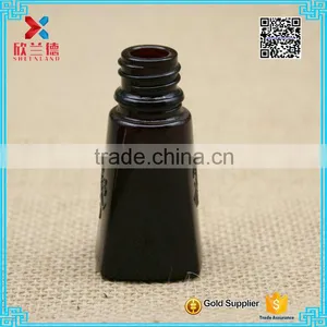 2016 High Quality 15ml Trapezoid Design Dark Amber Samll Glass Bottle Supplier's Choice thumbnail-2
