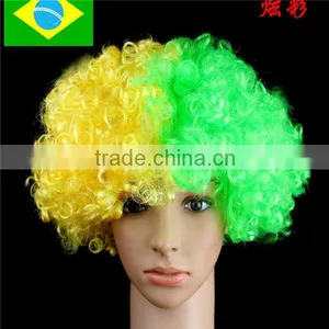 Fan Afro Wig Germany Black/red/golden thumbnail-5