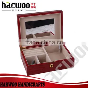 Top Grade Fashion Men's Accessories Red Wooden Tie Clip Box thumbnail-6