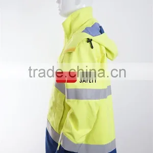 Reflective Visibilility Waterproof FR and Antistatic Protection Winter Hoodie Parka thumbnail-3