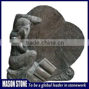 Large Heart Shape Granite Statue thumbnail-1