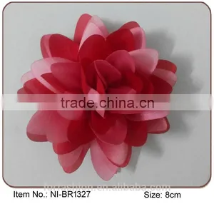 Silk Flower Fresh Cut Flower for Fashion Girl's Dress Artificial Flower Brooch Pin thumbnail-1