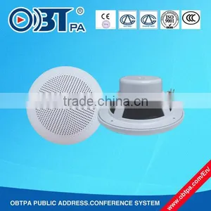 6W 5 Inch Waterproof Bathroom Ceiling Speaker for Home Audio thumbnail-1