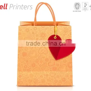 Hand-made Valentine Day Paper Bag With Hanging Heart thumbnail-1