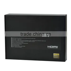 HDMI Matrix 4-In 4-Out Full HD 1080P HDMI V1.3 w/ IR Remote Control - Black thumbnail-3
