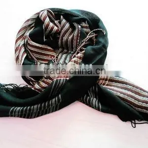 Fashion Acrylic Knitted Jacquard Scarf thumbnail-1