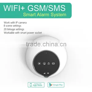 Home Security Alarm System SOS Button on Panel Support 5 Group Alarm Phone Call Number Wifi Gsm Alarm thumbnail-2