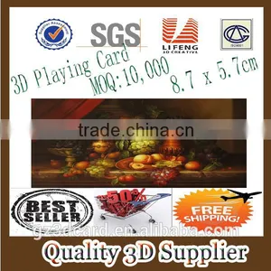 Guangzhou Lifeng Large Sized Educational Royal Brand Tin Box Joker Crown 3d Printing Playing Card thumbnail-1