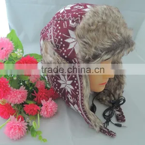 Uneed Warm Hat Headphone for Girls thumbnail-2