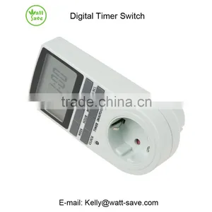 Programmable Digital Timer Switch Europe Plug 16A 3680W thumbnail-5