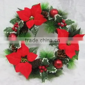 2016 High Quality New Design Green Christmas Wreath thumbnail-2