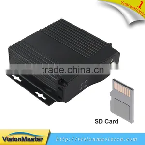 High Definition 720P 4ch SD Card GPS 3G WIFI Remote Monitor Mobile DVR thumbnail-1