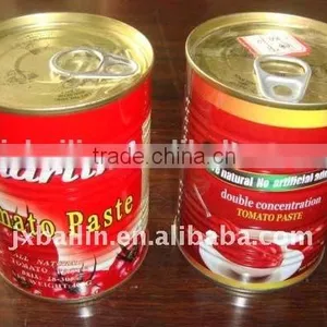 Natural Fresh Tin Canned Tomato Paste With Good Quality thumbnail-1