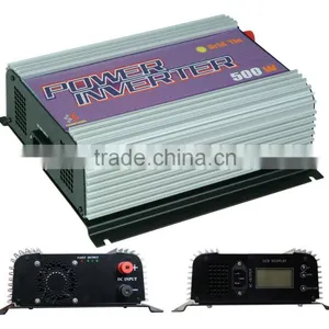 500 Watts Solar Grid Tie Inverter,on Grid Inverter,Model SUN-500G-LCD thumbnail-1