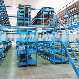 Raised Steel Mezzanine Rack of Steel Structure thumbnail-1