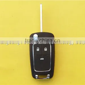 Flip Key Shell for Chevrolet Cruze Remote Key Case Fob 3 Buttons thumbnail-2