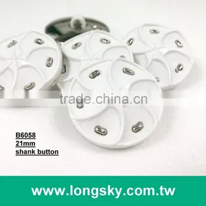 (#B6058/21mm) Gold Plastic Garment Two Parts Combined Types Ladies Suit Buttons thumbnail-2