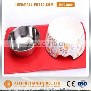 Bone Print Melamine Dog Bowl thumbnail-2