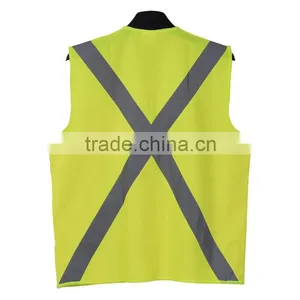 OEM China Factory High Visibility Reflective Fluorescent Jacket for Safety Warning Protection thumbnail-3