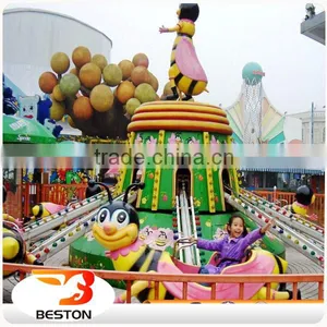 Direct Manufacturer on Attraction in Park Rotary Bee Rides Amusement Rides for Kids thumbnail-5