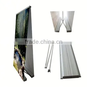Double Sided Retractable A-frame Roll up Banner Display Stand thumbnail-1