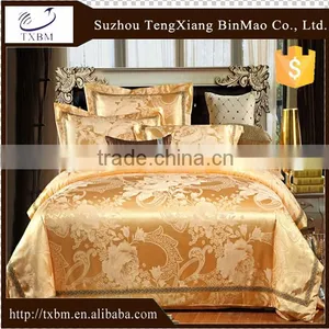 100% Silk Bedding Set With Jacquard Design thumbnail-1