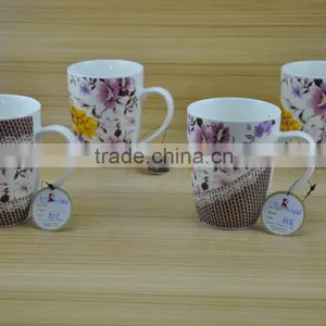 11OZ Valentine's Day Fully Decal Printed Coffee Cups, Shiny Surface Porcelain Mug, KL5002-355 thumbnail-6