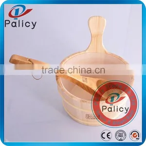 Wooden Sauna Bucket Wood Sauna Ladle Sauna Accessories thumbnail-1