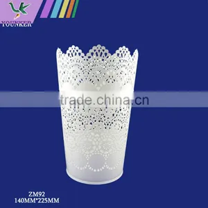 Decorative Galvanized Tinplate Metal Ashtray Bucket thumbnail-5