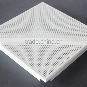 Class A2 Fireproof Aluminum Ceiling Open Frame Ceiling Perforated Clip In Ceiling thumbnail-5