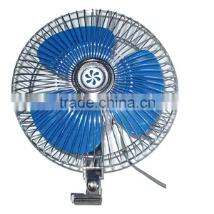 8 Inch 12v Auto Oscillating Car Fan thumbnail-1
