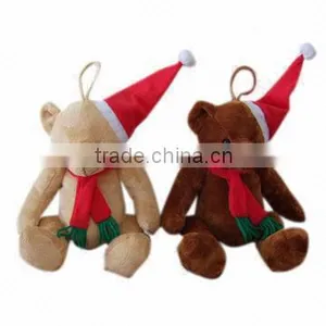 JM6610S Plush Bear Toys for Christmas, Available in Two Colors thumbnail-1