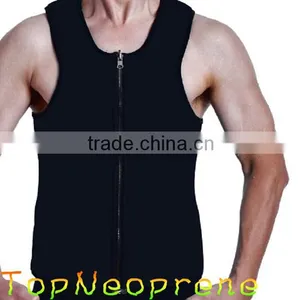 Mens Body Shaper Neoprene Slimming Sleevelesss Undershirt Vests thumbnail-1
