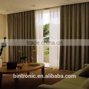 Bintronic Interior Window Covering Screw Rod Driven Electric Track Of Electric Remote Control Curtains thumbnail-2