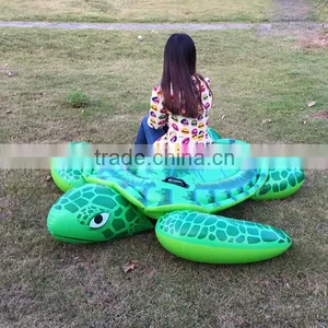 Small Order Available Kids Pool Toy Giant Inflatable Sea Turtle Ride-on thumbnail-2