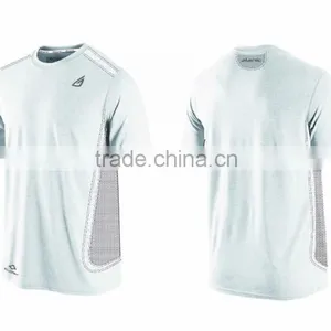 Mens Dryfit Panel Short Sleeve Running Tee Multiply Colors thumbnail-5