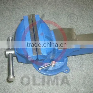 High Quality Heavy Type Bench Vices With Anvil Swicel Base Made in China thumbnail-3