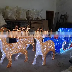 2016 Led Fancy Light Deer Motif Light 3d For Christmas thumbnail-2